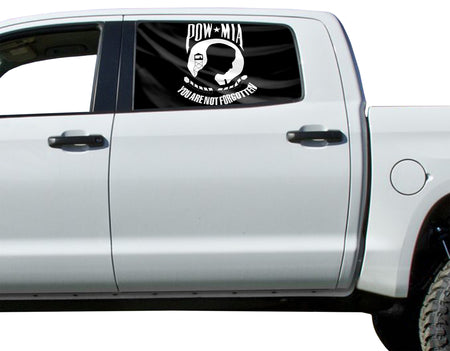 perforated window decals for cars and trucks