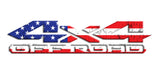 4x4 Off Road 3D Patriotic Bedside Vinyl Decals Fits New Dodge Ram 1500 2500 3500 Power Wagon