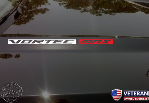 VORTEC MAX Hood Vinyl Decal Sticker Fit Chevrolet Silverado SS GMC Sierra