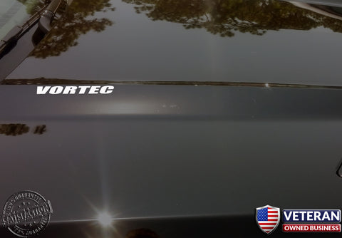 VORTEC (3) Hood sticker decals emblem Chevy Silverado GMC Sierra Avalanche