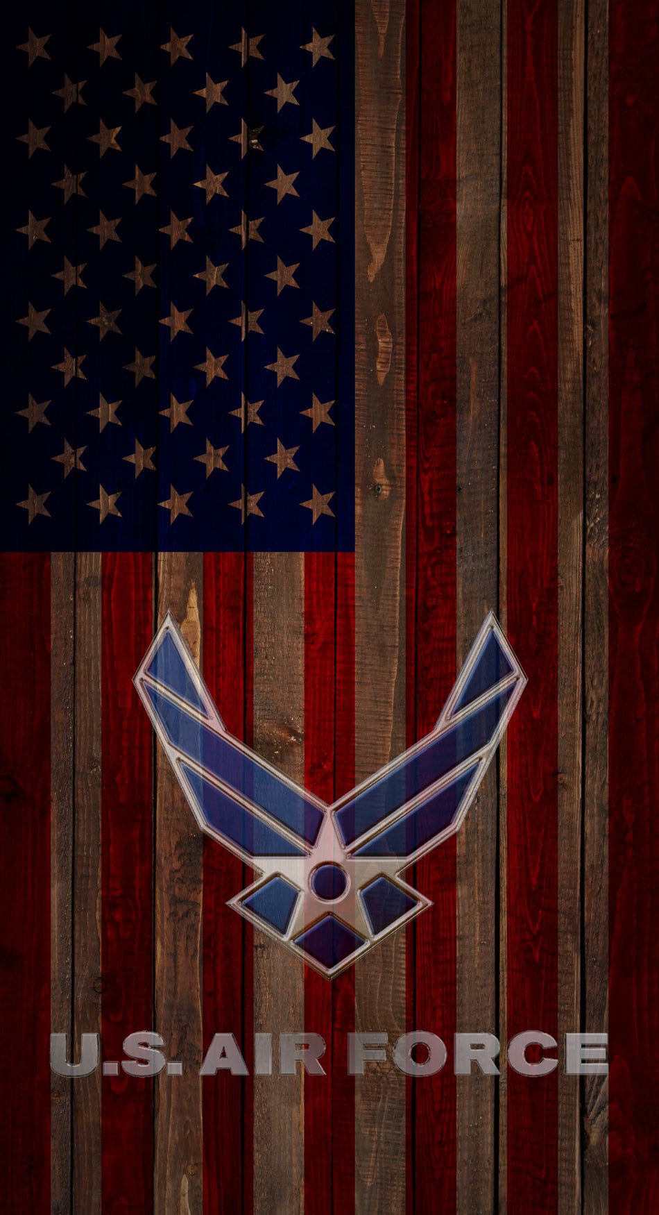 2x U.S. Air Force Cornhole Board Bag Toss Vinyl Wrap Set-Universal Fit Military