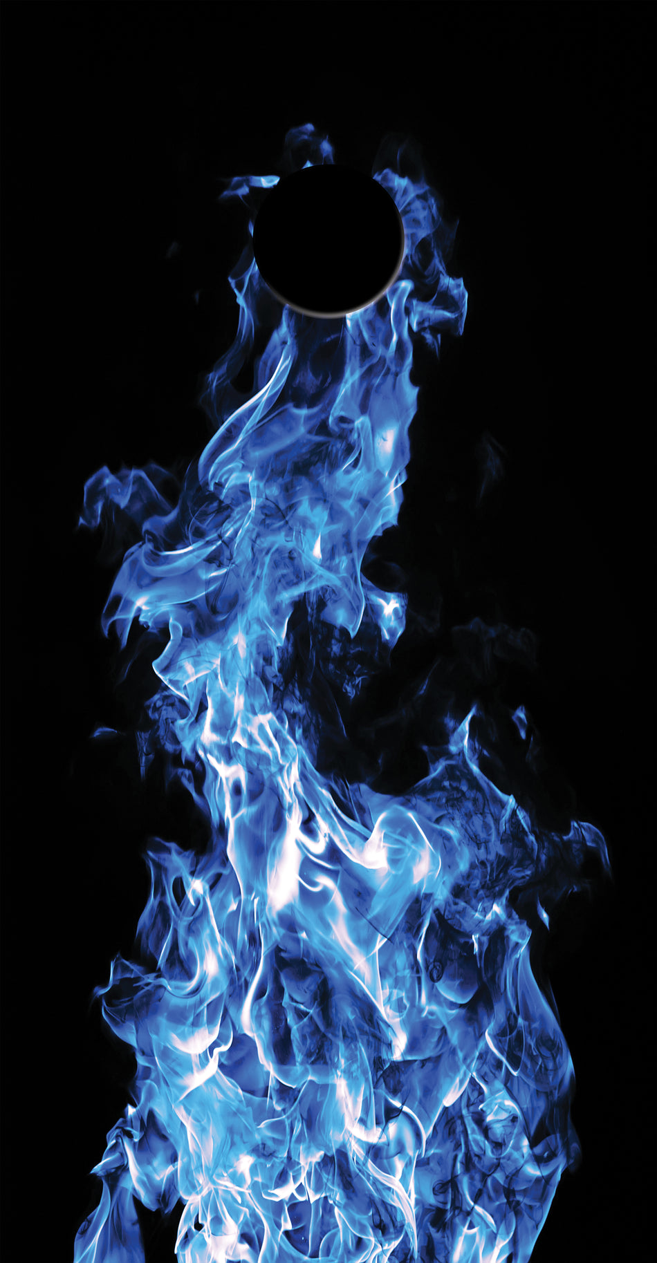 Blue Flame Custom Vinyl Cornhole Wrap