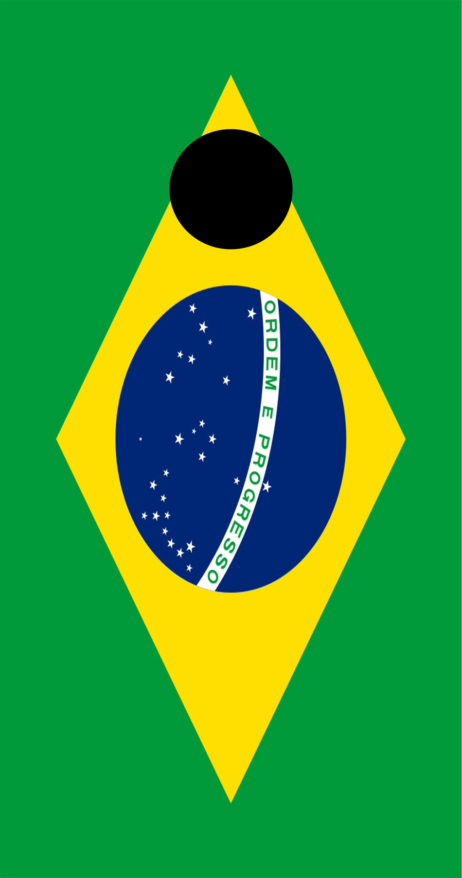 2 x Cornhole Board Bag Toss Vinyl Wrap Set-Brazilian Flag Universal Fit Oracal 3M