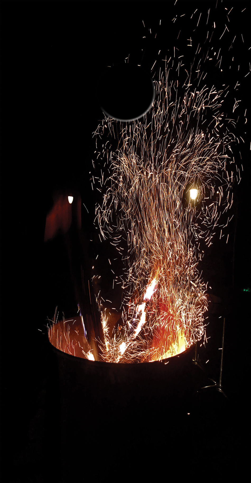 Camp Fire Custom Vinyl Cornhole Wrap