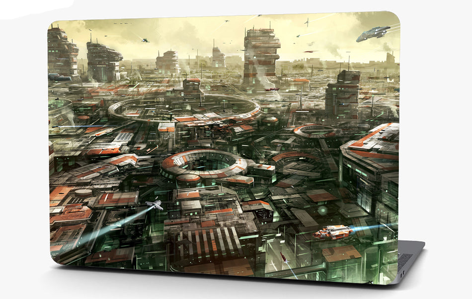 Future City Vinyl Laptop Computer Skin Sticker Decal Wrap Macbook Various Sizes