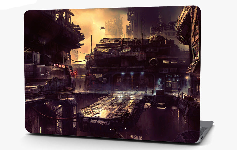 Future Dark City Vinyl Laptop Computer Skin Sticker Decal Wrap Macbook Various Sizes