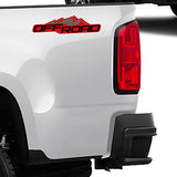 3 Color 4x4 Off Road Bedside Vinyl Decals Fits 2004-2012 Chevy Colorado