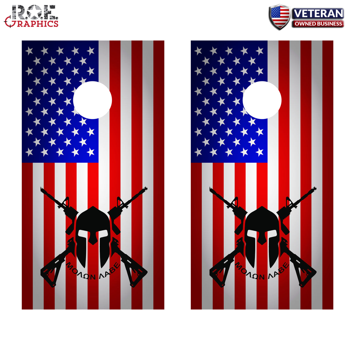 Molan Labe Custom Cornhole Vinyl Wrap