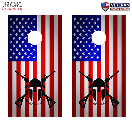 Molan Labe Custom Cornhole Vinyl Wrap