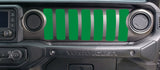 Dash grill decal Fits: 2018 & up Jeep Wrangler JL JT Sport MOAB Sahara Altitude
