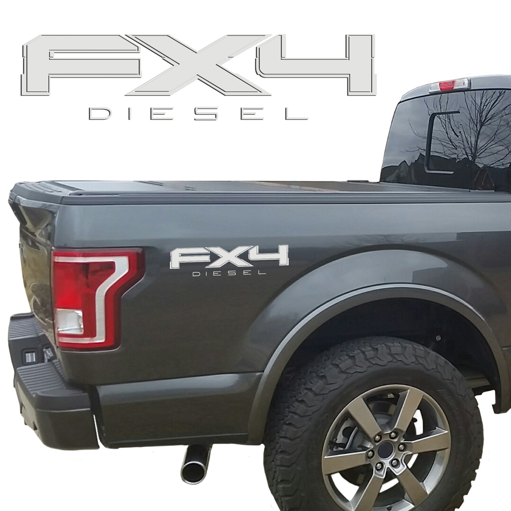 Ford FX4 Diesel Vinyl Decal