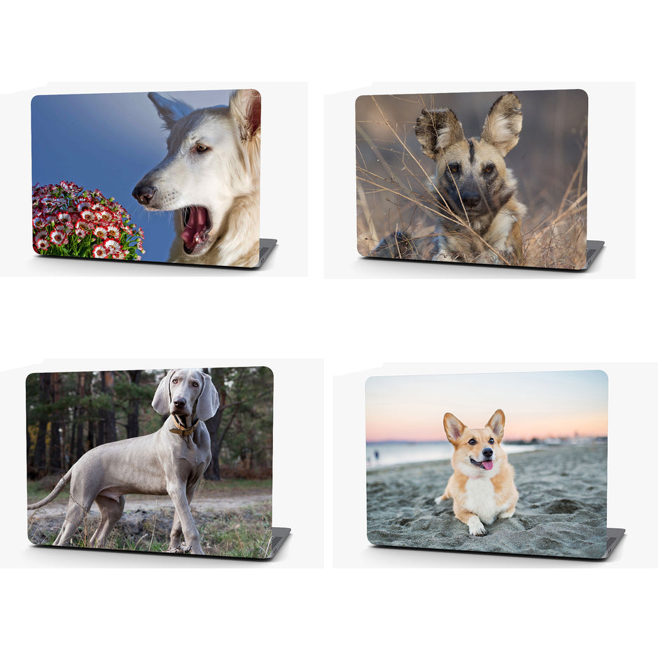 Weimaraner Dog Vinyl Laptop Computer Skin Sticker Decal Wrap Macbook Various Sizes