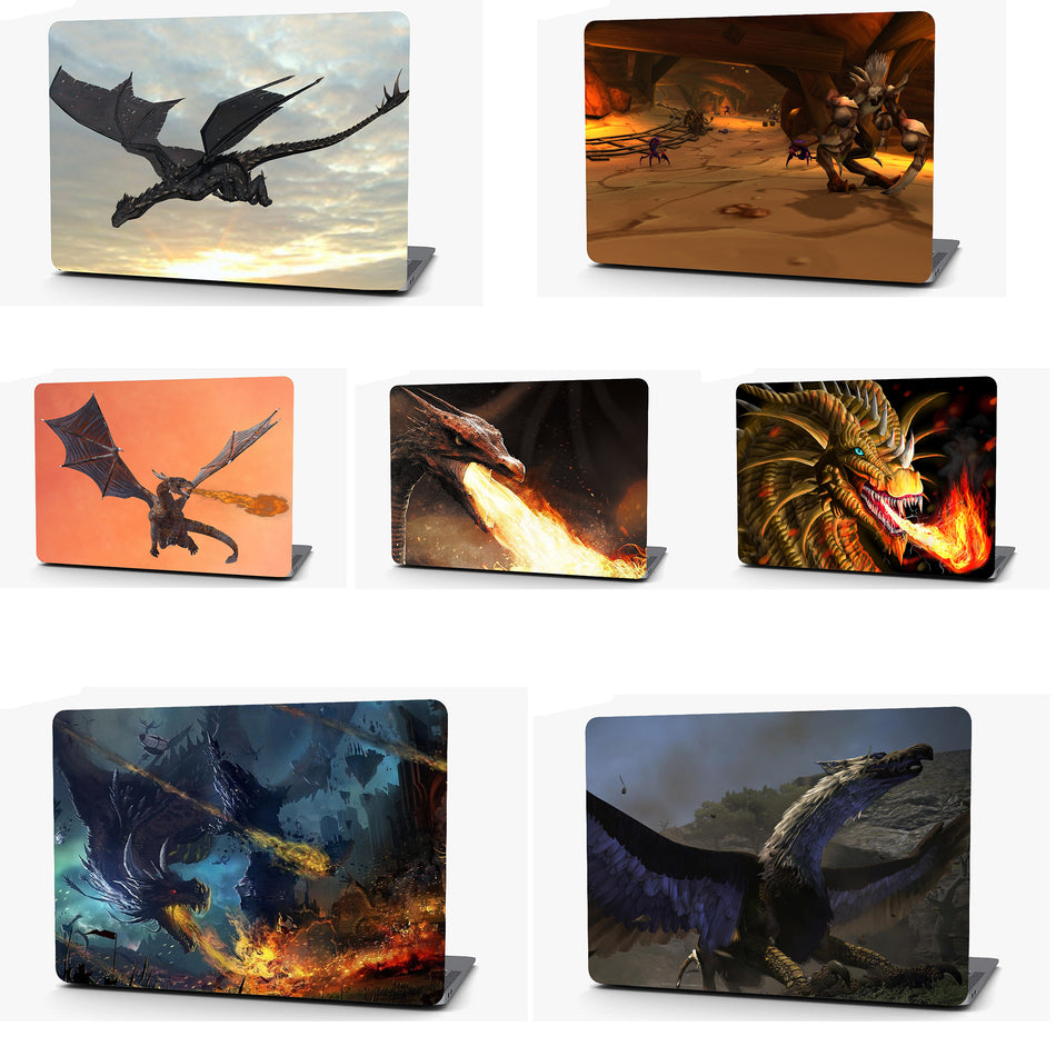 Wingless Dragon Vinyl Laptop Computer Skin Sticker Decal Wrap Macbook Various Sizes