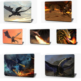 Fire Breathing Dragon Vinyl Laptop Computer Skin Sticker Decal Wrap Macbook Various Sizes