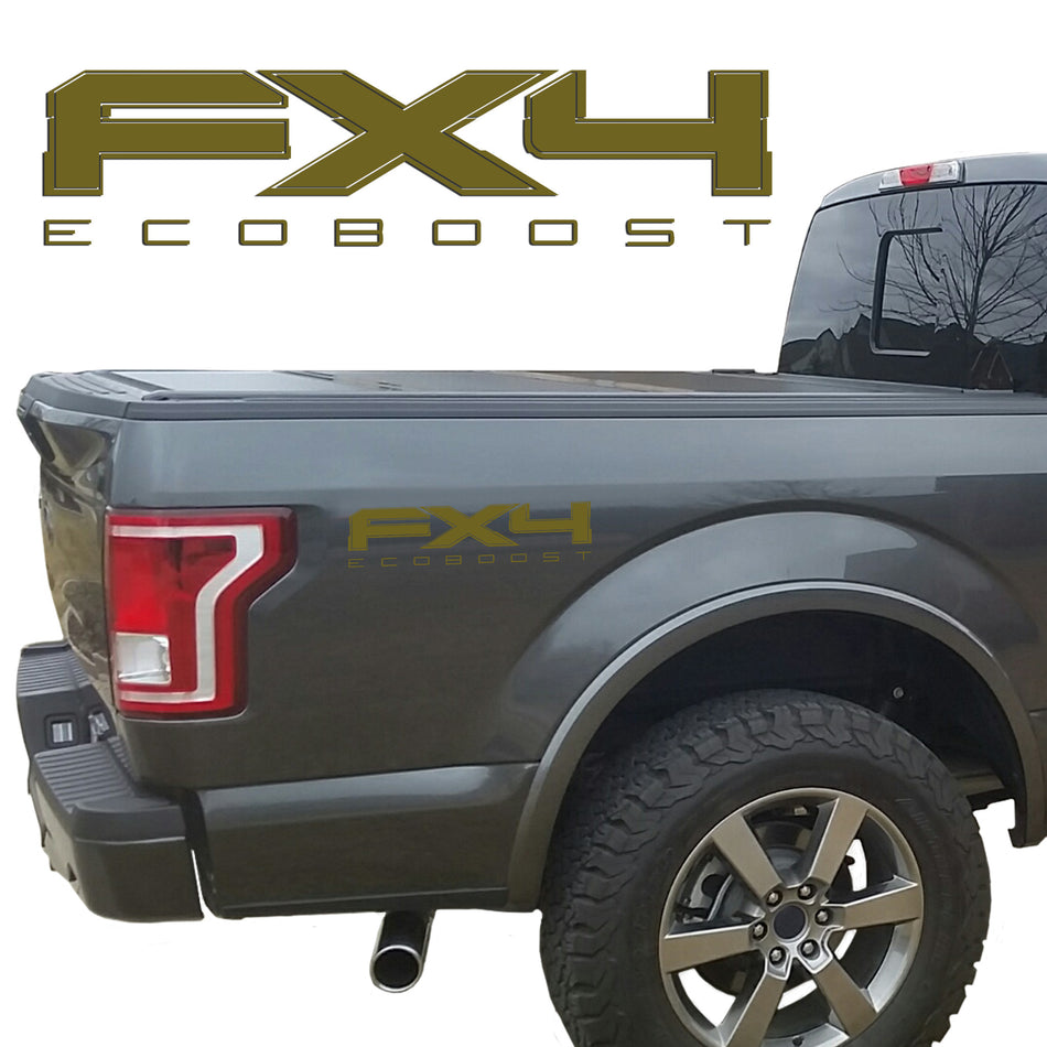 FX4 ECOBOOST VINYL DECALS FITS: FORD TRUCK 2008-2017 F150 F250 F350 SUPER DUTY