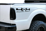 4X4 Freedom Edition Shotgun Vinyl Decals Fit Ford Truck 2008-2016 F150 F250 F350 -0234