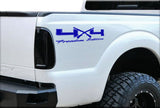 4X4 Freedom Edition Shotgun Vinyl Decals Fit Ford Truck 2008-2016 F150 F250 F350 -0234