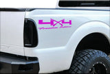 4X4 Freedom Edition Shotgun Vinyl Decals Fit Ford Truck 2008-2016 F150 F250 F350 -0234