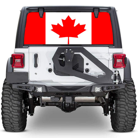 perforated window decals for Jeep