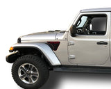 Fender 1941 Vent Inlays Fits: 2018 & up Jeep Wrangler JL JT Sport Moab Rubicon 0262