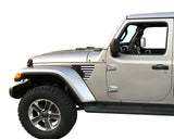 American Flag Fender Vent Inlays Fits: 2018 & up Jeep Wrangler JL JT Sport MOAB Sahara Altitude Rubicon