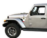 State Flag Fender Vent Inlays Fits: 2018 & up Jeep Wrangler JL JT Sport Sahara Altitude Rubicon