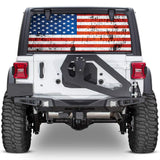 perforated window decals for Jeep