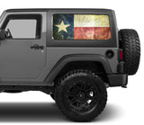 perforated window decals for Jeep