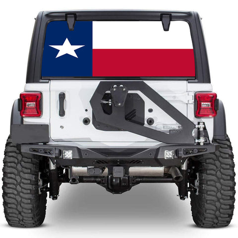 perforated window decals for Jeep
