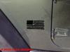 (2) US Flag Vinyl Decals fits Jeep wrangler Distressed Grunge American USA hood