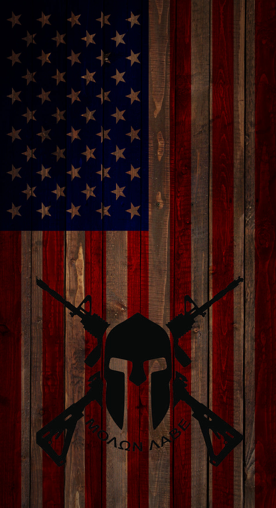 2x Molon Labe Cornhole Board Bag Toss Vinyl Wrap Set-Universal Fit Come and Take