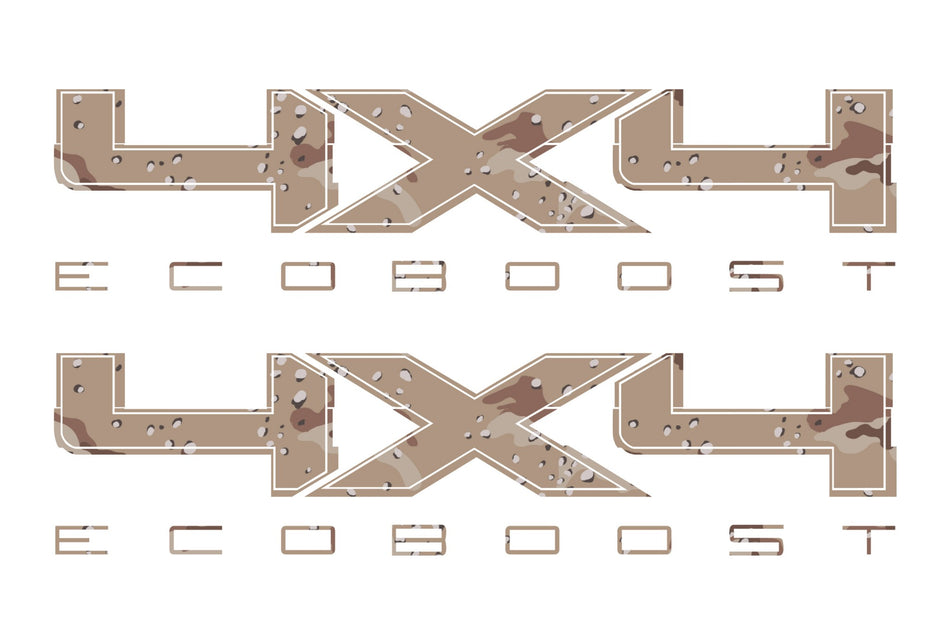 4X4 ECOBOOST Bedside Desert Decal Fits Ford Truck 2008-2017 F150-250 SUPER DUTY
