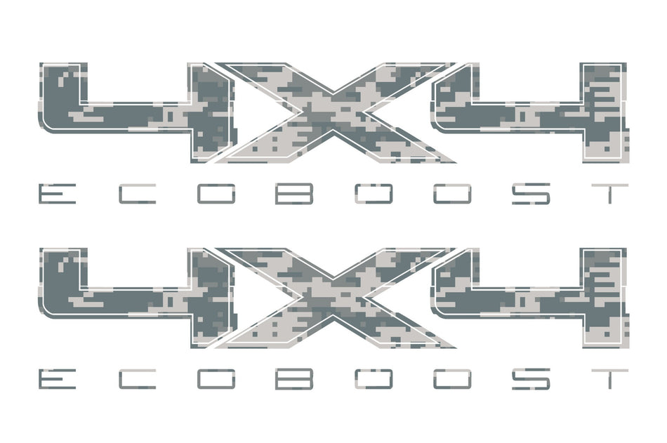 4X4 ECOBOOST Bedside Digi camo Decal Fits Ford Trucks 2008-2017 F150-250 SUPER DUTY