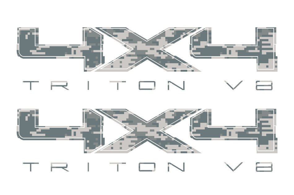 4X4 TRITON V8 Bedside Digi camo Decal Fit Ford Trucks 2008-2017 F150-250 SUPER DUTY