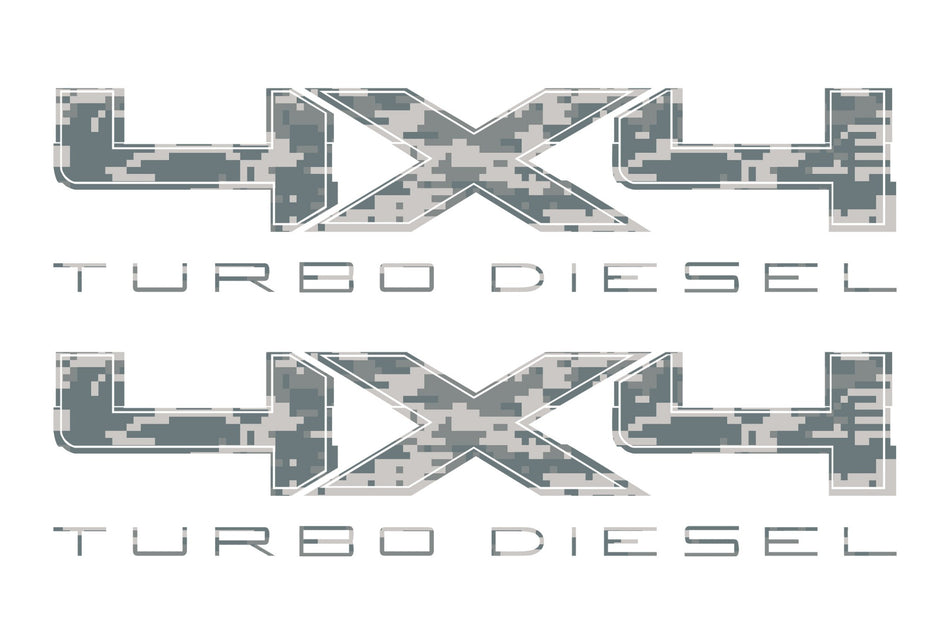 4X4 TURBO DIESEL Bedside Digi camo Decal Fit Ford Truck 2008-2017 F150-250 SUPER DUTY