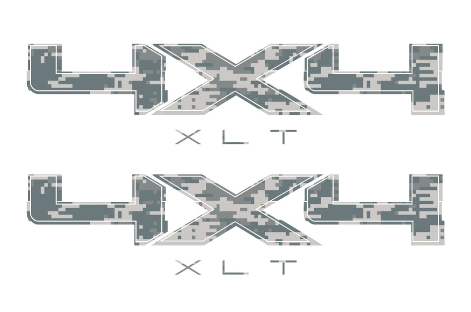 4X4 XLT Bedside Digi Camo Decal Fit Ford Trucks 2008-2017 F150-250 SUPER DUTY