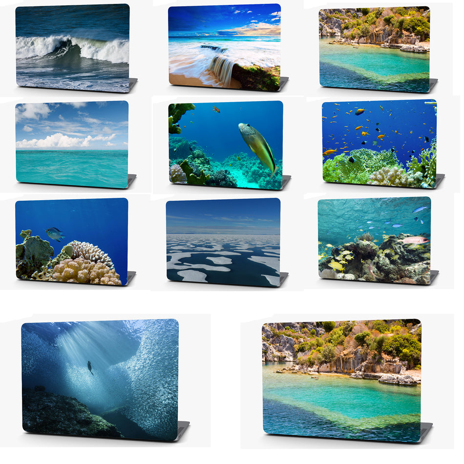 Colorful Fish Vinyl Laptop Computer Skin Sticker Decal Wrap Macbook Various Sizes