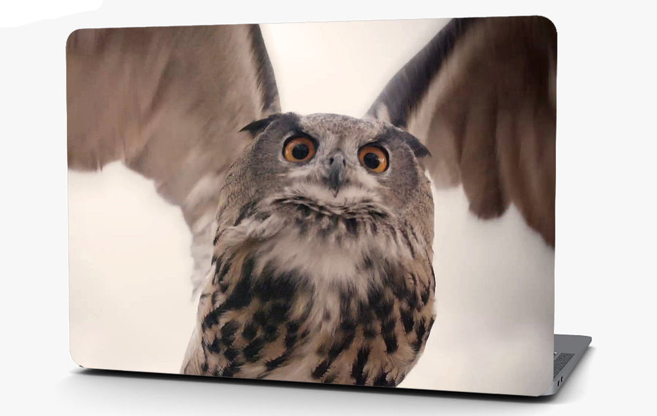 Owl Vinyl Laptop Computer Skin Sticker Decal Wrap Macbook Various Sizes