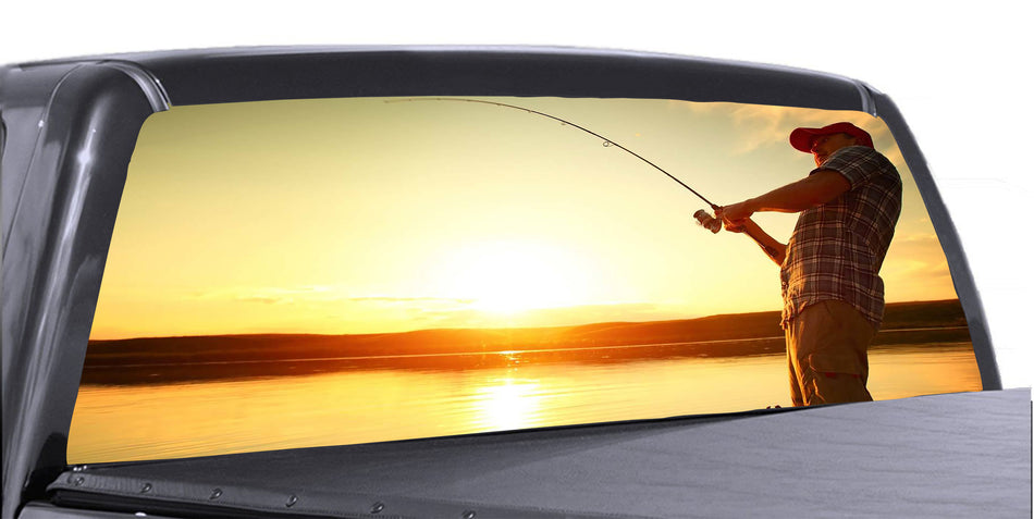 rear window perforated decal