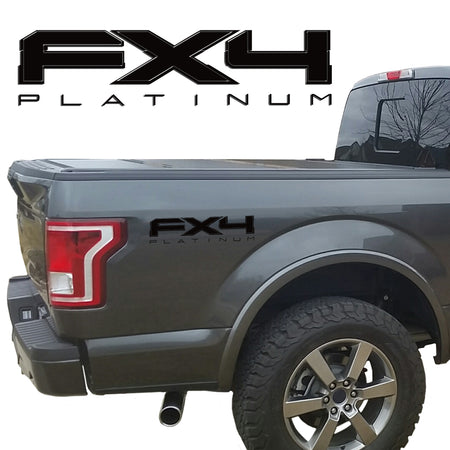 Ford FX4 Platinum Vinyl Decal