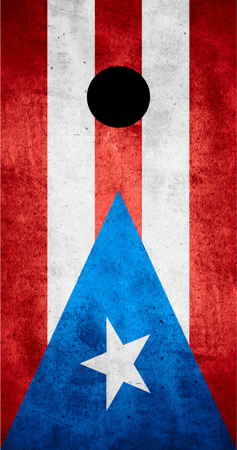 2 x Cornhole Board Bag Toss Vinyl Wrap Set-Puerto Rico Flag Universal Fit Oracal 3M