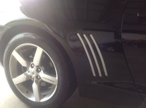 chevy camaro side vent insert Fender vinyl decal (thick)