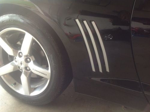 chevy camaro side vent insert Fender vinyl decal (thick)