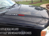 VORTEC MAX hood decals fits: Chevrolet Silverado GMC Sierra