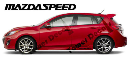 Mazda Mazdaspeed 2 Side skirt 16 x 1.5 inch Vinyl Decal Accessory Sticker