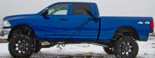 4X4 2 COLOR VINYL DECALS - SOLID - FITS:CHEVY GMC DODGE FORD NISSAN TOYOTA HONDA