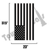 Standard US American Flag hood vinyl decal fits: Dodge Ram Chevrolet Ford Toyota Nissan-0066