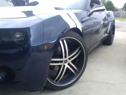 5 Inch Double Fender Hash Stripes Vinyl - Both Sides - Fits Camaro 2010-2015 0047