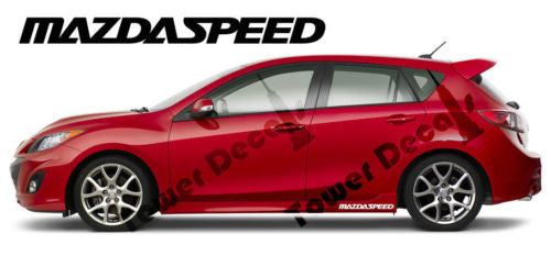 Mazda Mazdaspeed 2 Side skirt 16 x 1.5 inch Vinyl Decal Accessory Sticker