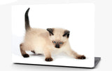 Siamese Kitten Vinyl Laptop Computer Skin Sticker Decal Wrap Macbook Various Sizes
